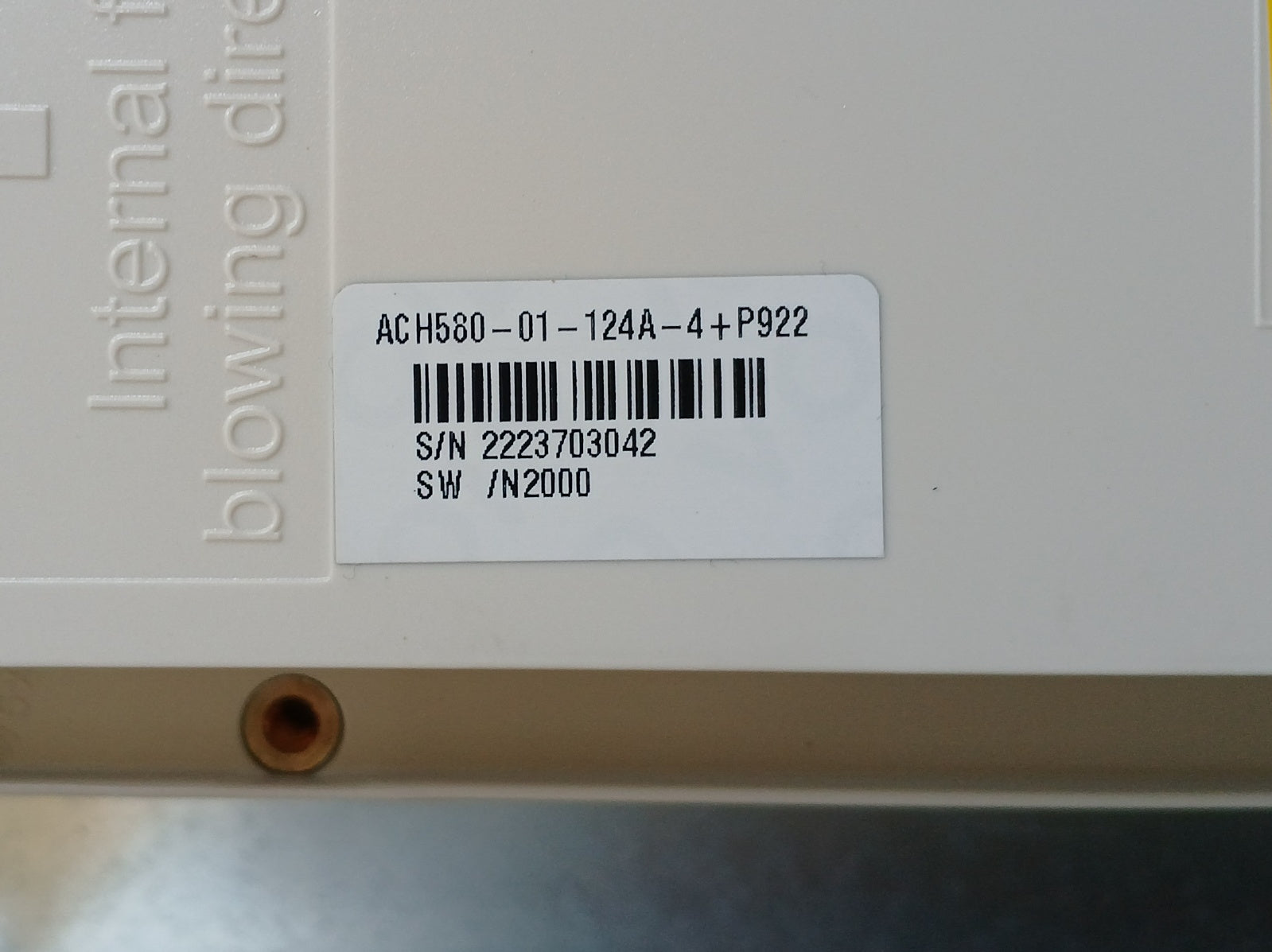 Abb Ach580-bcr-124A-4+B056+F267 Hvac Packaged Drive For E-clipse Bypass & Cb
