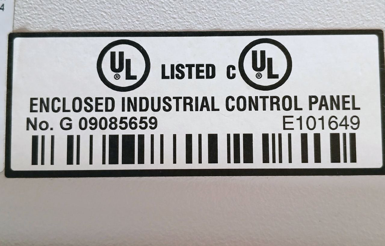 Abb Ach580-bcr-124A-4+F267 Hvac Enclosed Industrial Control Panel 100 Hp 100Ka