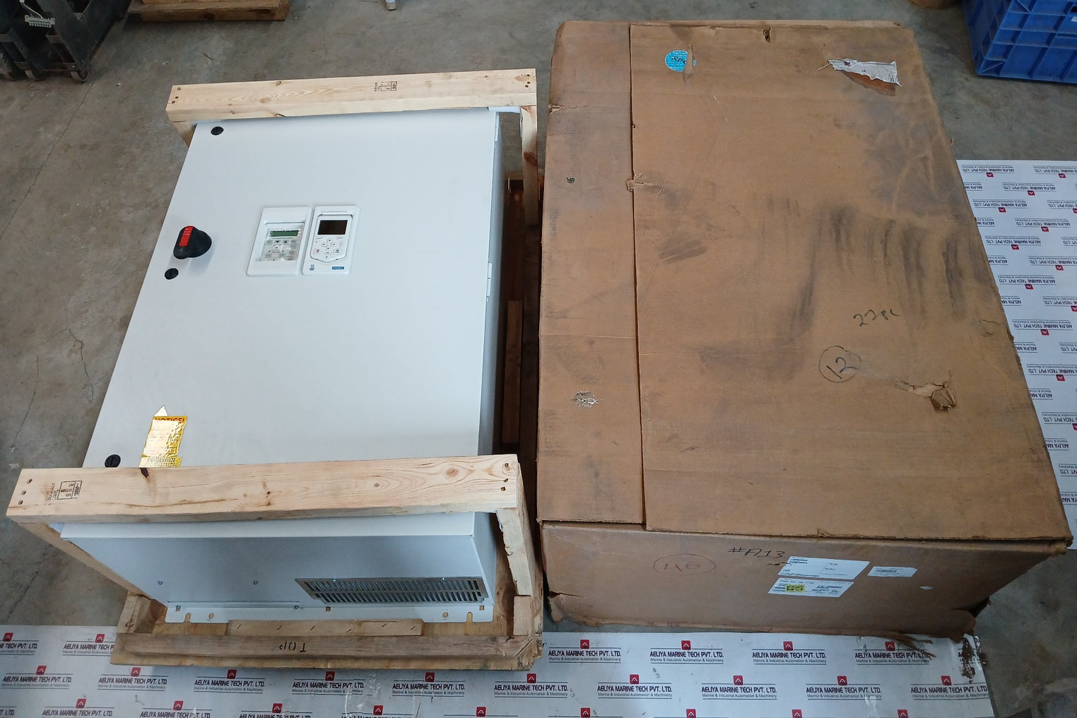 Abb Ach580-bcr-124A-4+F267 Hvac Enclosed Industrial Control Panel 100 Hp 100Ka