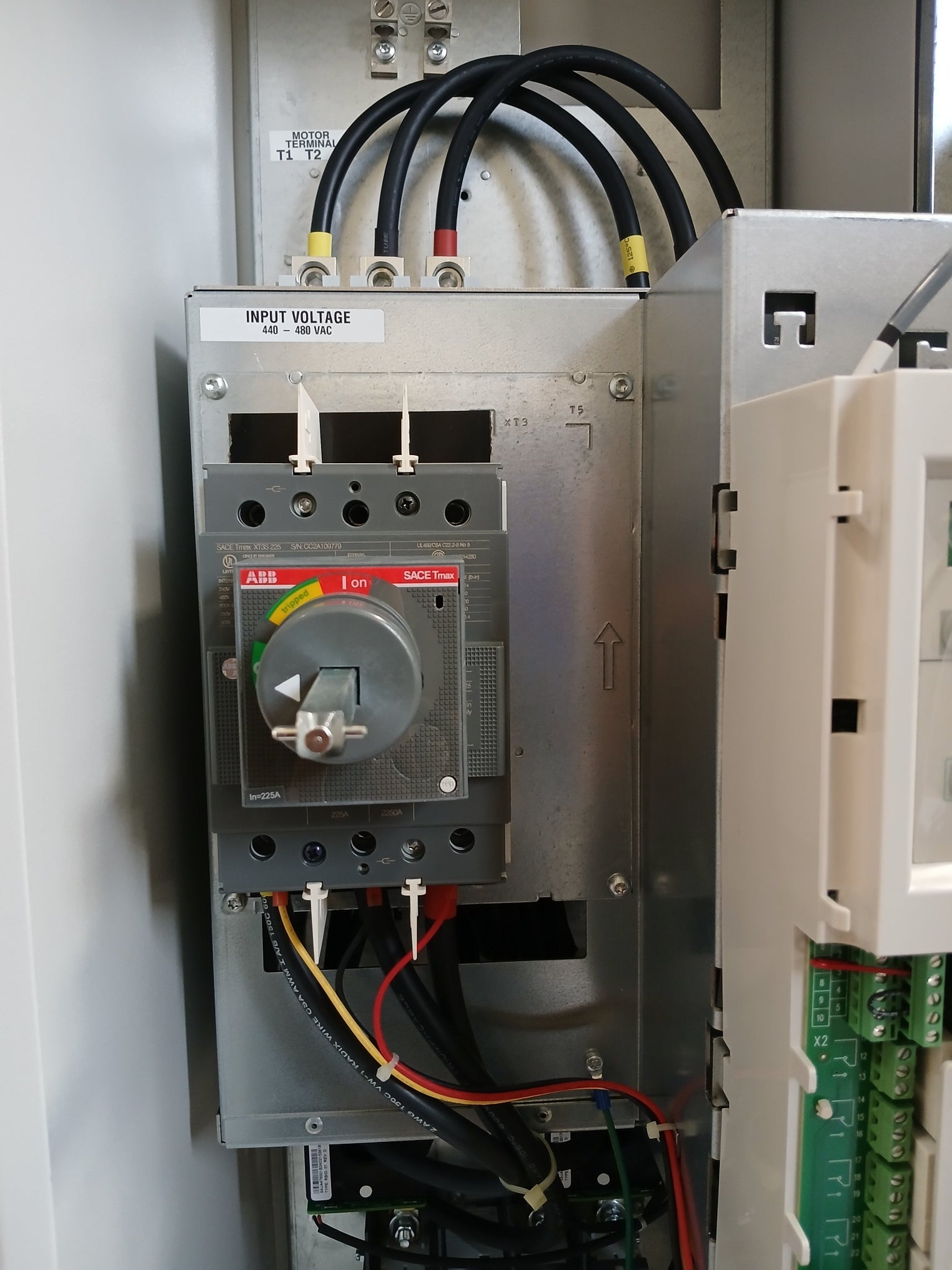 Abb Ach580-bcr-124A-4+F267 Hvac Enclosed Industrial Control Panel 100 Hp 100Ka