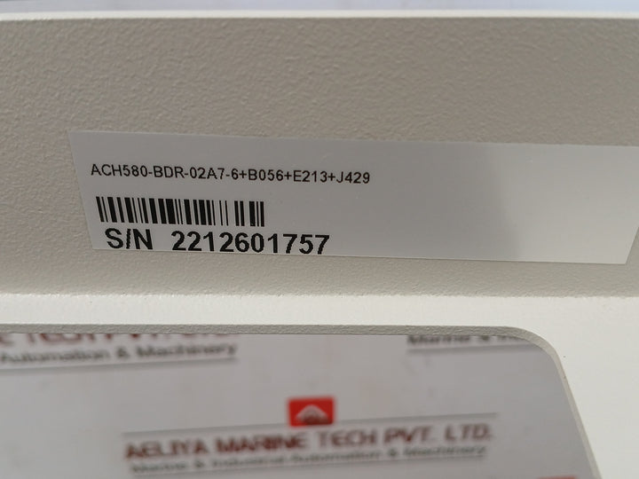 Abb Ach580-bdr-02A7-6+B056+E213+J429 Hvac Enclosed Industrial Control Panel 2 Hp