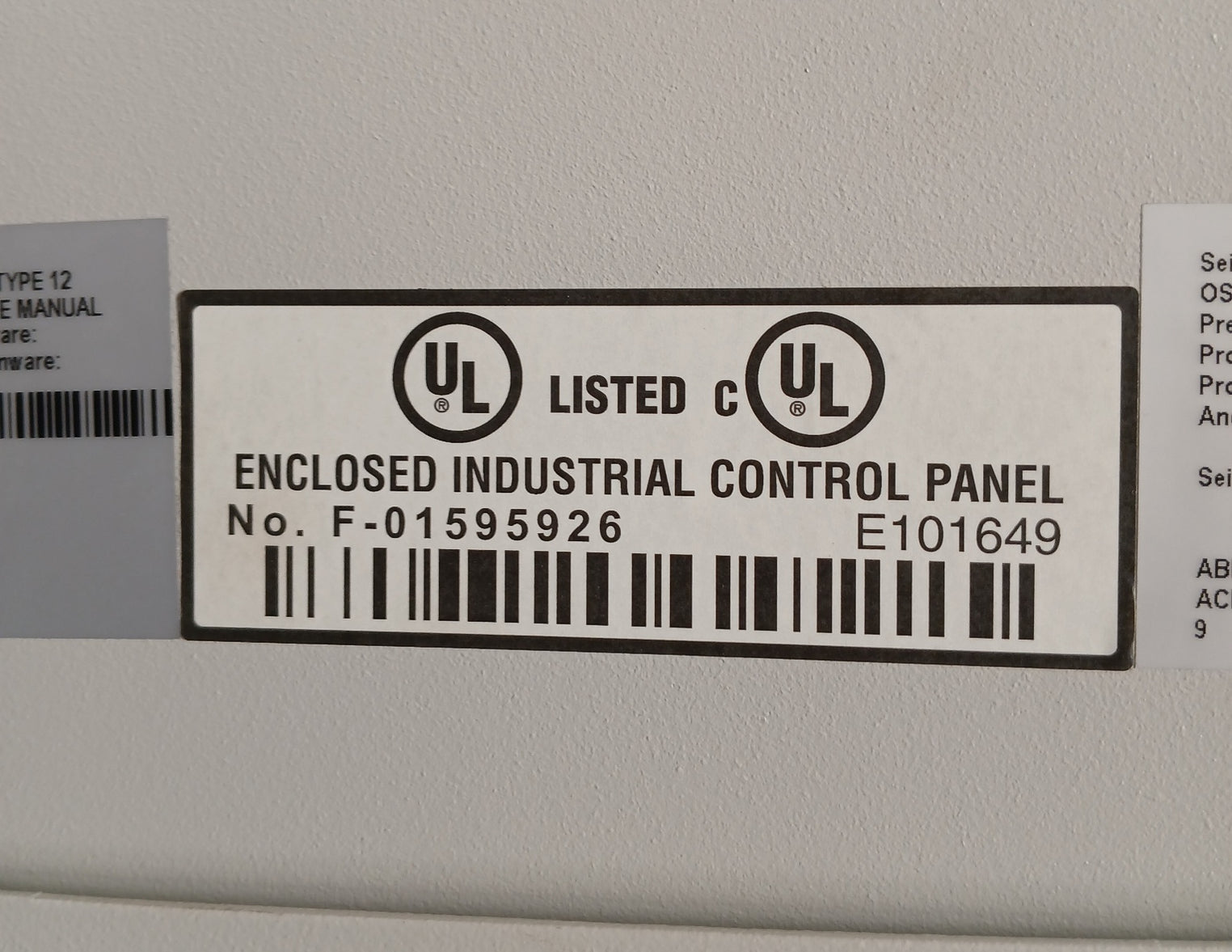 Abb Ach580-bdr-02A7-6+B056+E213+J429 Hvac Enclosed Industrial Control Panel 2 Hp