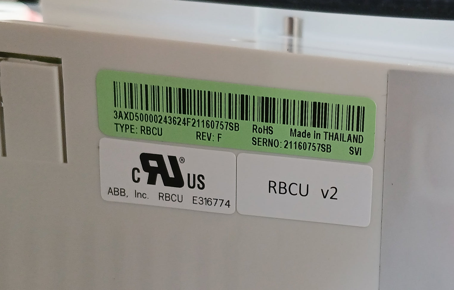 Abb Ach580-bdr-02A7-6+B056+E213+J429 Hvac Enclosed Industrial Control Panel 2 Hp