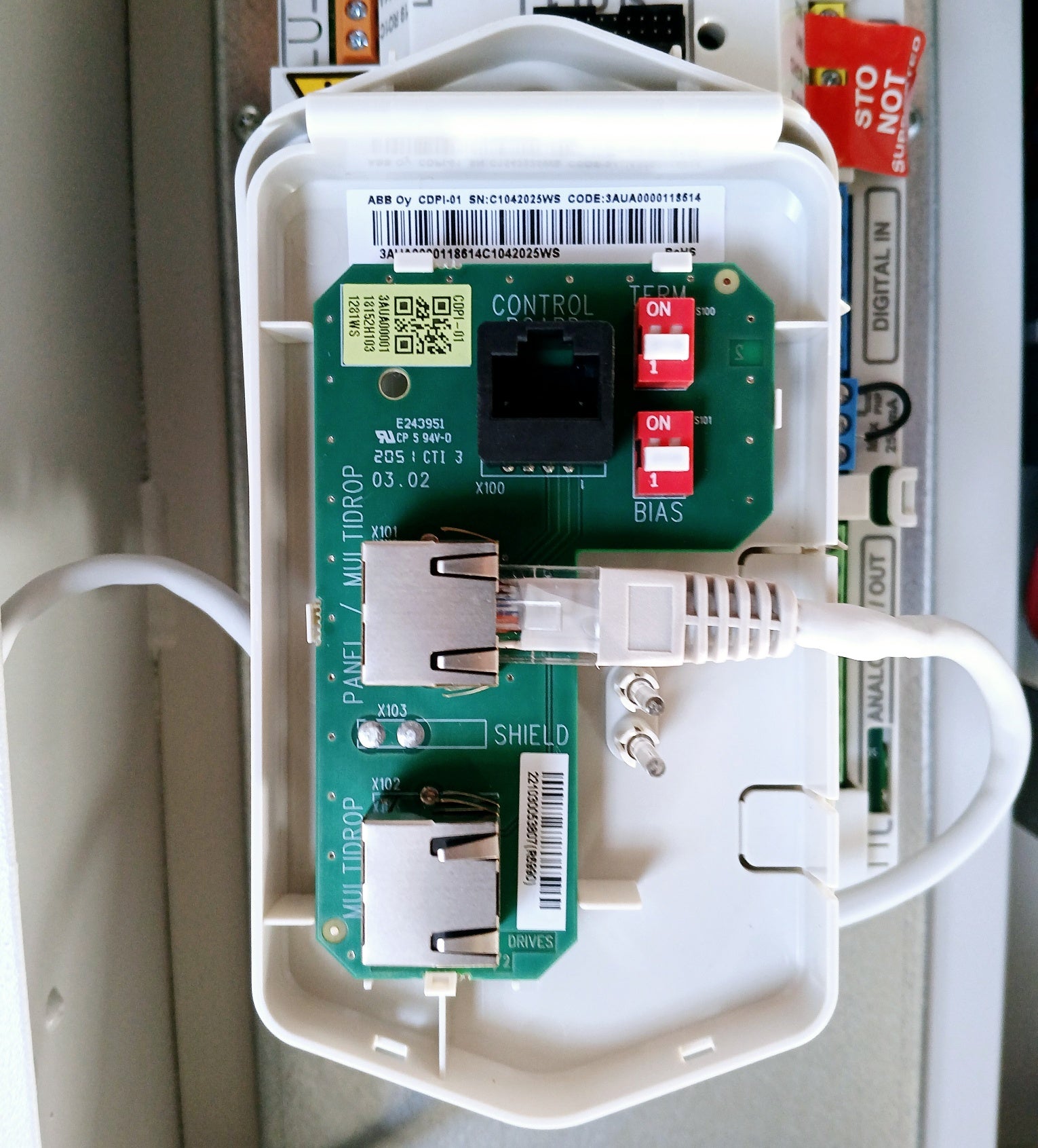 Abb Ach580-bdr-02A7-6+B056+E213+J429 Variable Frequency Drive With Bypass 600Vac