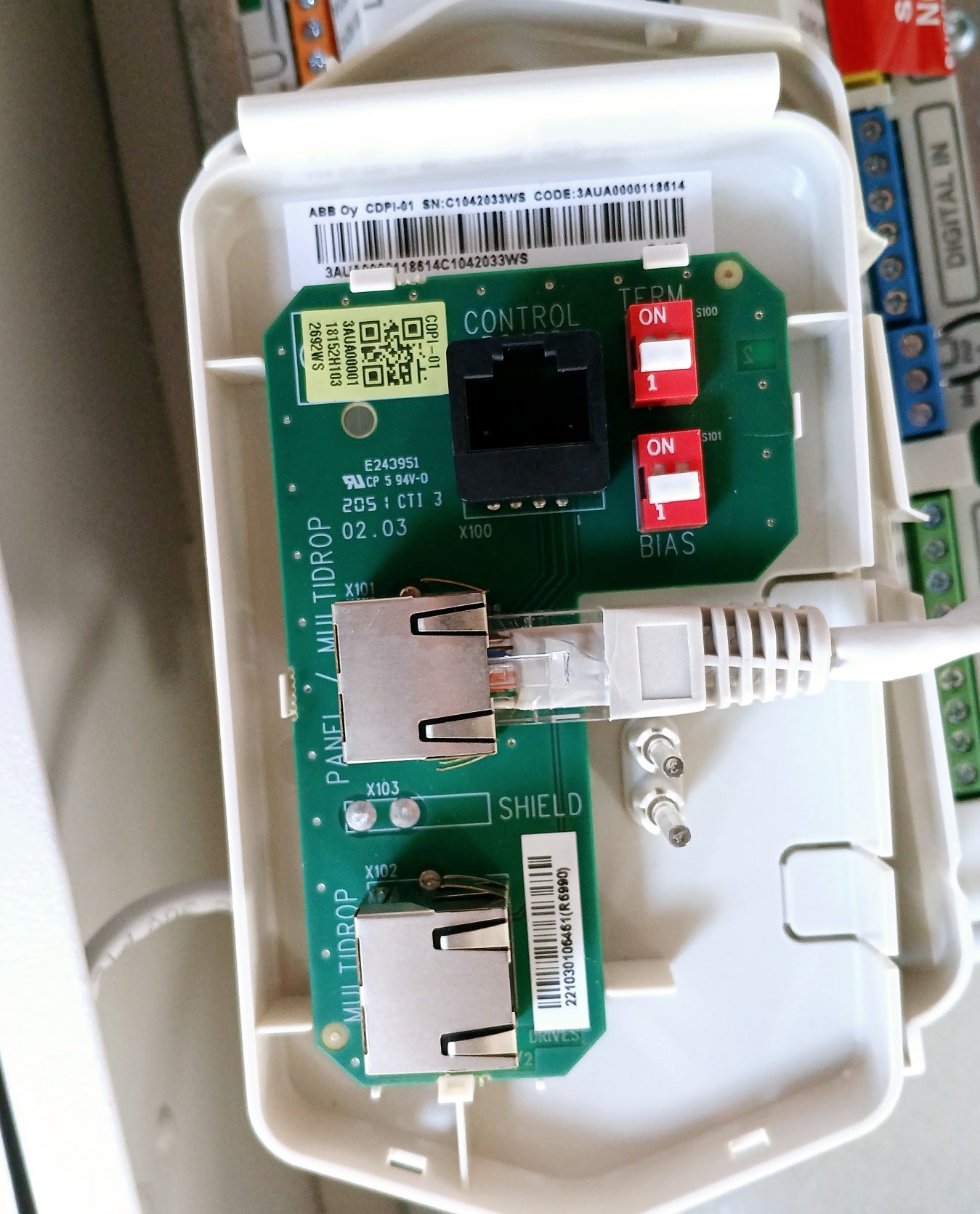 Abb Ach580-bdr-03A9-6+B056+E213+J429 Variable Frequency Drive For Hvac 3Hp 600Va