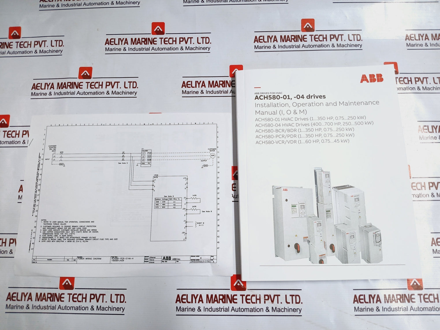 Abb Ach580-pcr-014A-4+B058+J429 Variable Frequency Drive (Vfd) Hvac 440-480 Vac