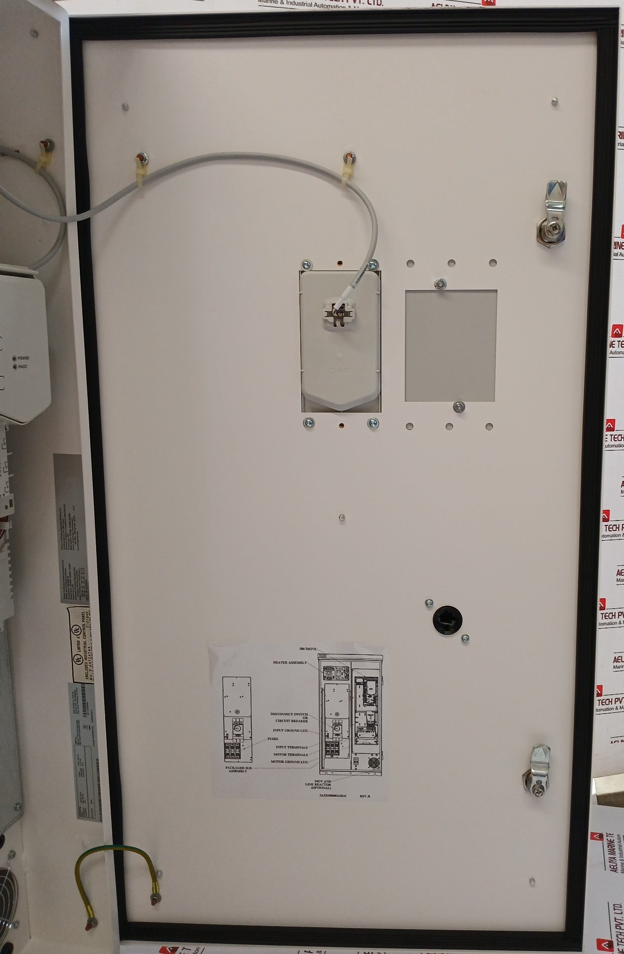 Abb Ach580-pcr-034A-4+B058 Hvac Enclosed Control Panel Ach-ap-h 100 Ka 34A 5.95