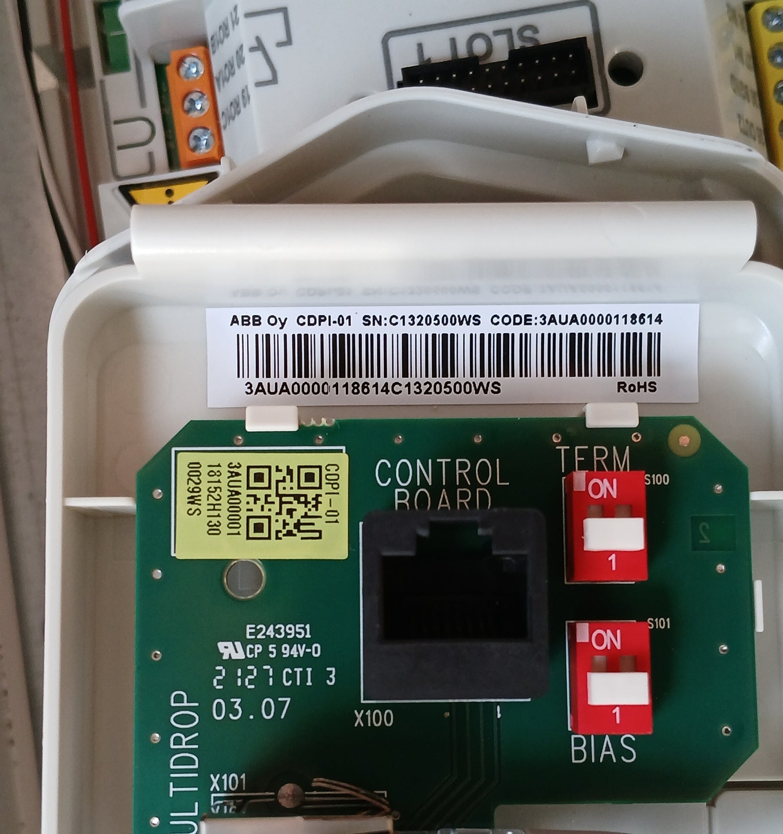 Abb Ach580-pcr-034A-4+B058 Hvac Enclosed Control Panel Ach-ap-h 100 Ka 34A 5.95