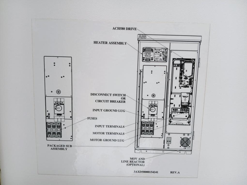 Abb Ach580-pdr-022A-6+B058 Hvac Drive With Disconnect Us 100Ka 3Ph 50…60Hz