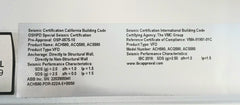 Abb Ach580-pdr-022A-6+B058 Vfd (Variable Frequency Drive) 600Vac 22A 50/60Hz