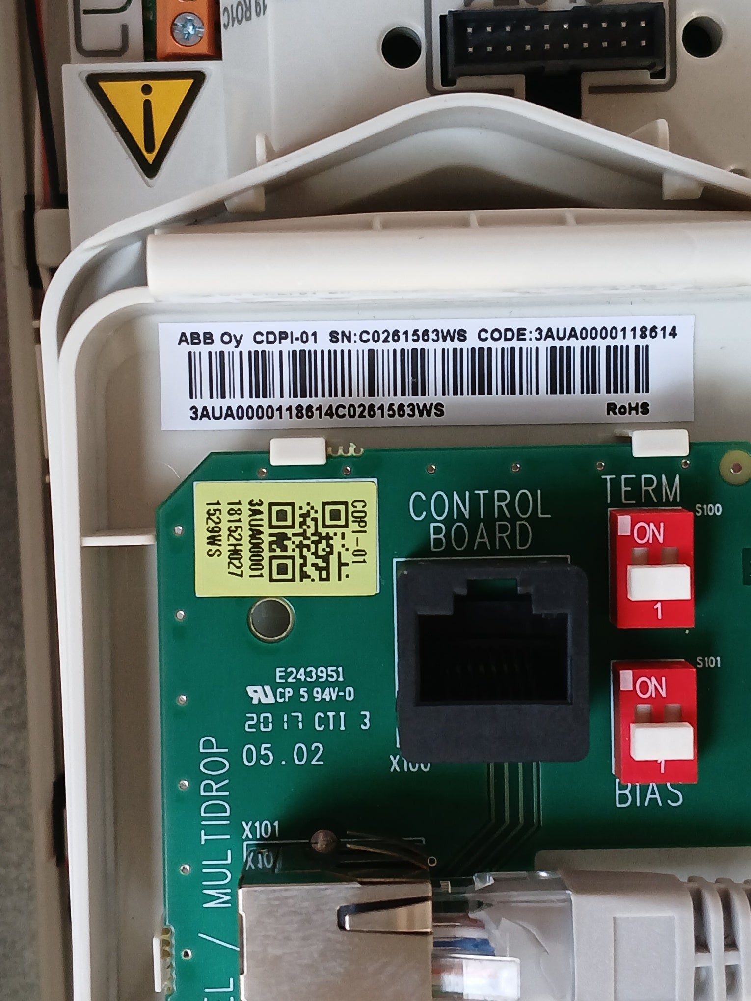 Abb Ach580-pdr-022A-6+B058 Vfd (Variable Frequency Drive) 600Vac 22A 50/60Hz