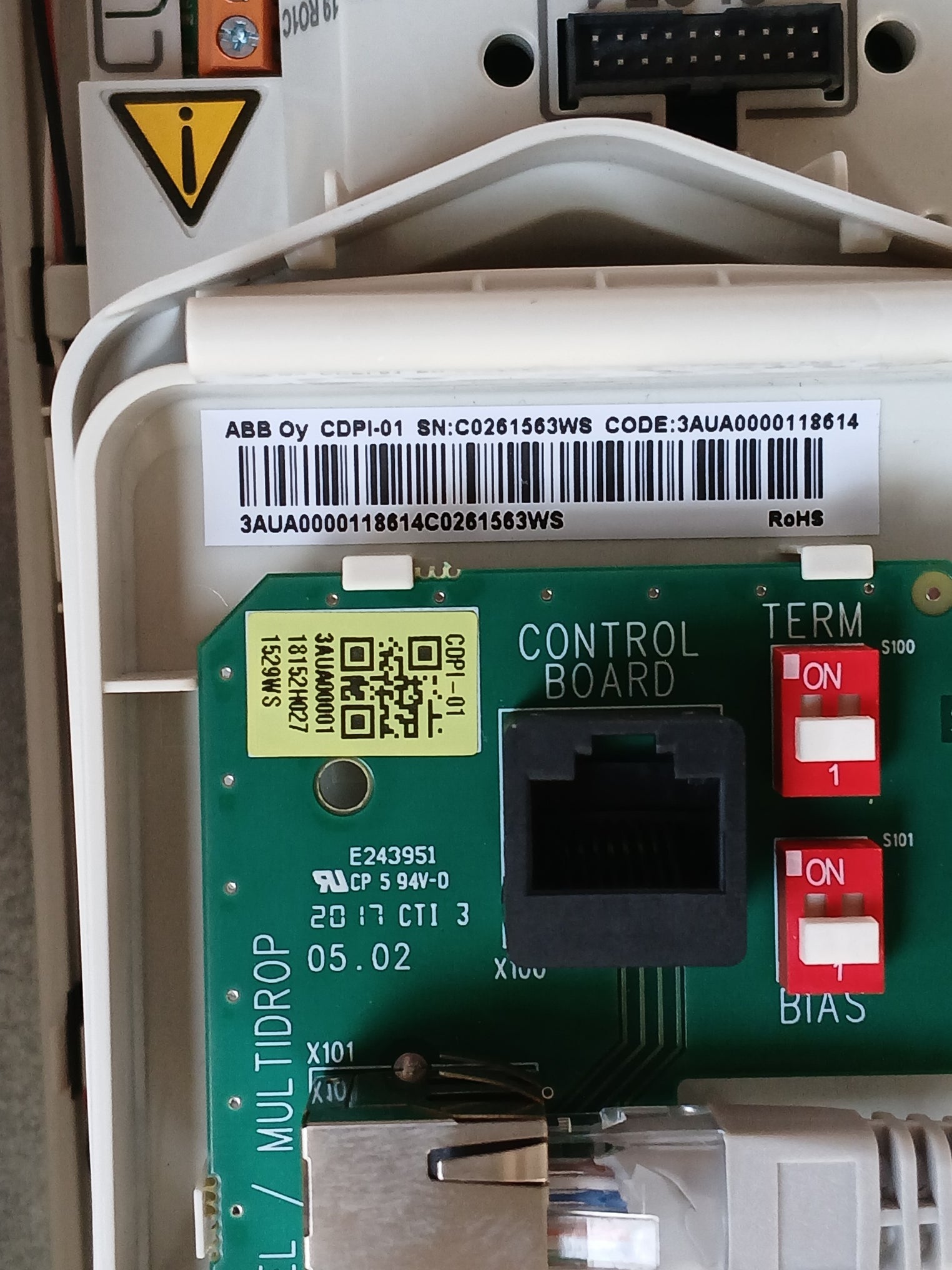 Abb Ach580-pdr-022A-6+B058 Vfd (Variable Frequency Drive) 600Vac 22A 50/60Hz