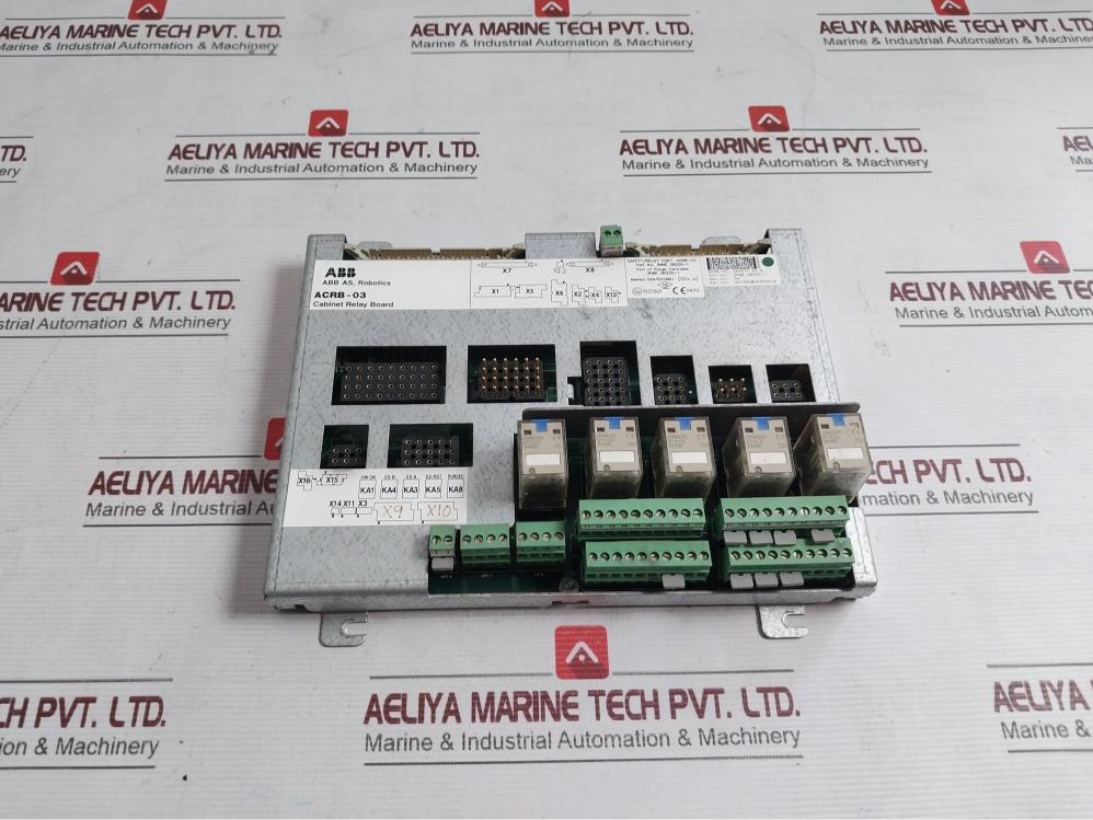 Abb Acrb-03 Cabinet Relay Board 3Hne 08250-1 Rev No: 04, Kks 564.16-1103-p6