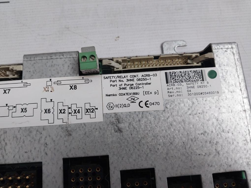 Abb Acrb-03 Cabinet Relay Board 3Hne 08250-1 Rev No: 04, Kks 564.16-1103-p6