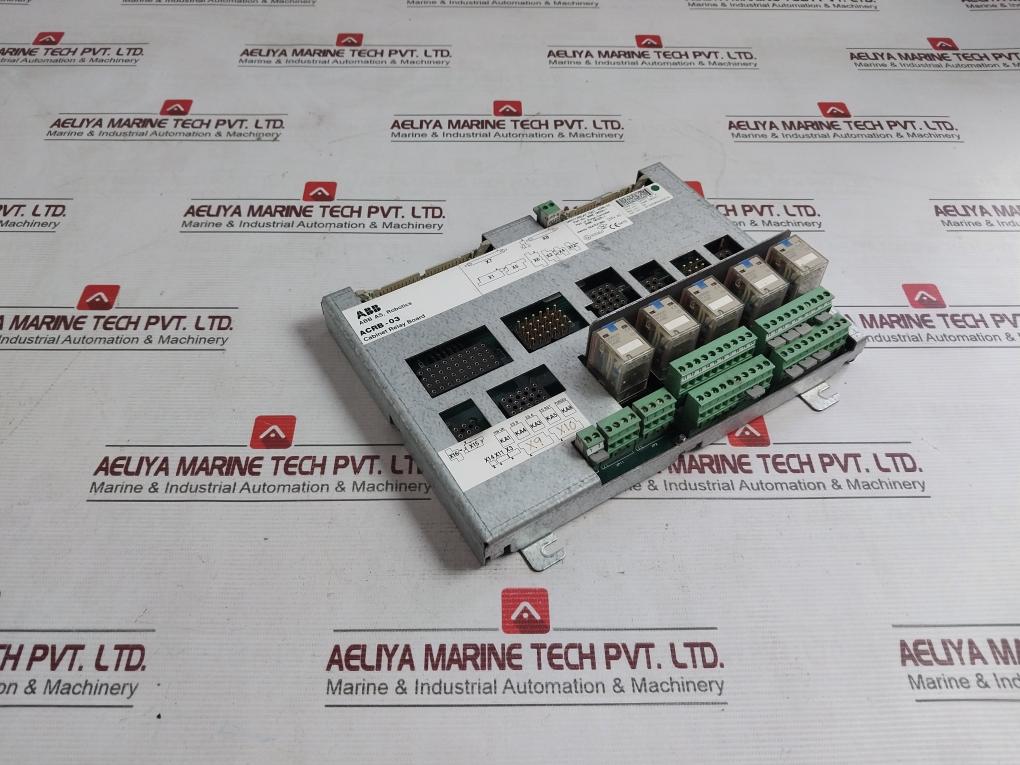 Abb Acrb-03 Cabinet Relay Board 3Hne 08250-1 Rev No: 04, Kks 564.16-1103-p6
