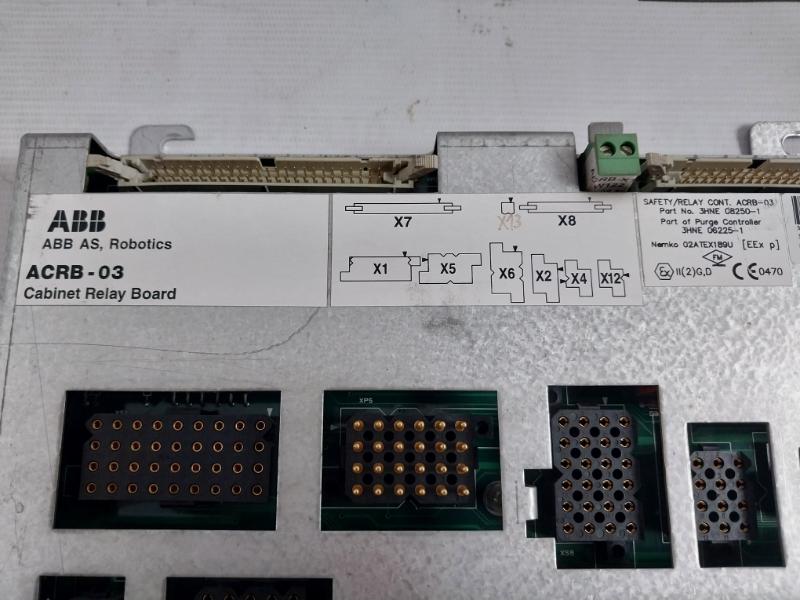 Abb Acrb-03 Cabinet Relay Board 3Hne 08250-1, Kks 564.16-1103-p6 Rev.No:04 94V-0