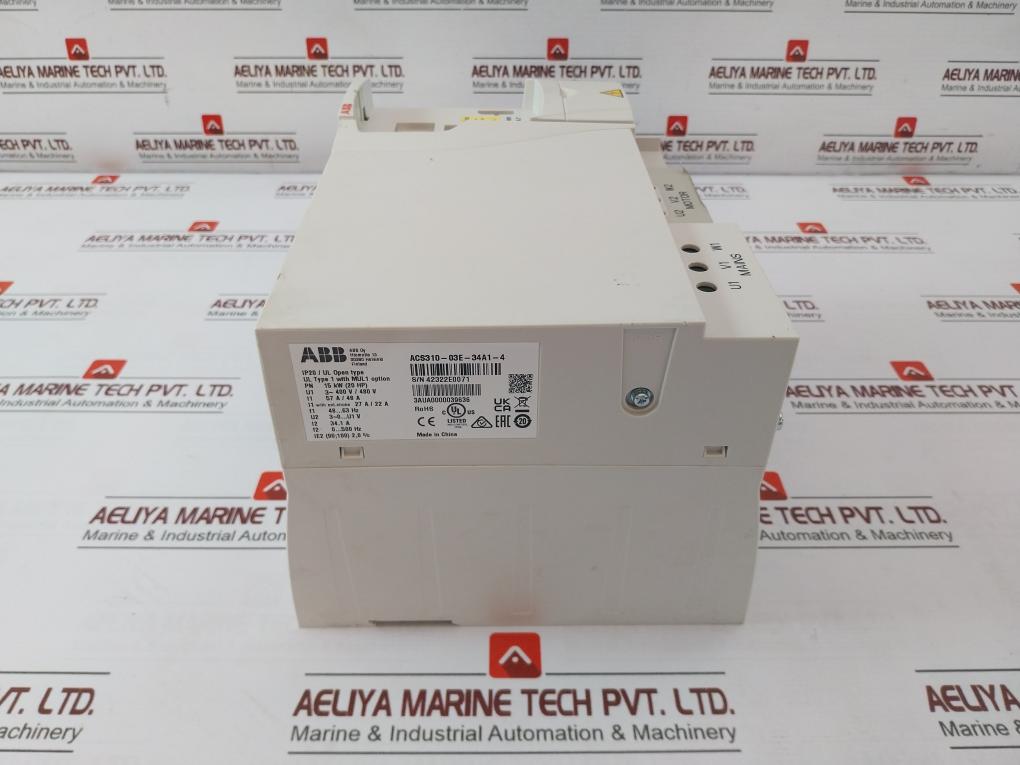 Abb Acs310-03E-34A1-4 Lv Ac Drive Module For Pump And Fan 30 Vdc
