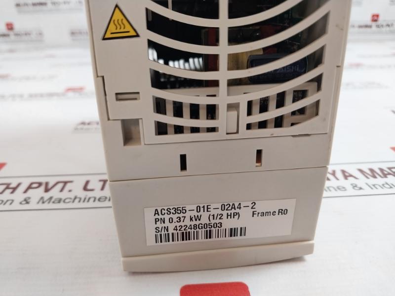 Abb Acs355-01E-02A4-2 Variable Frequency Inverter 30 Vdc 0.37 Kw