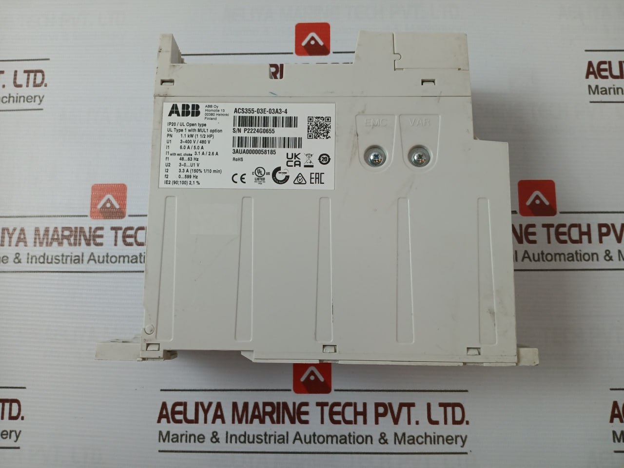 Abb Acs355-03E-03A3-4 Machinery Drive Module 3Aua0000058185 48/63Hz 3-400V/480V