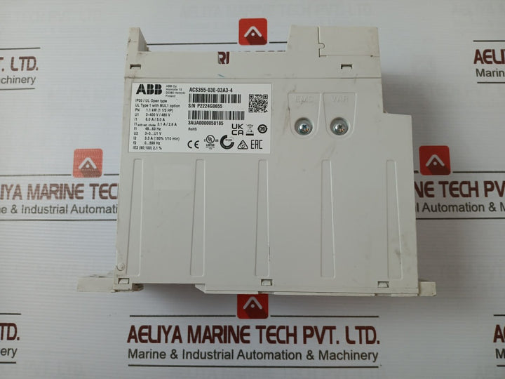 Abb Acs355-03E-03A3-4 Machinery Drive Module 3Aua0000058185 48/63Hz 3-400V/480V