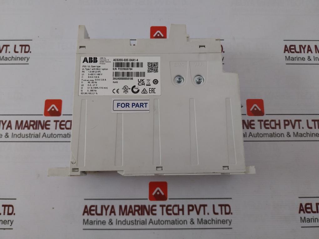 Abb Acs355-03E-04A1-4 Inverter Drive 3Aua0000058186,68436087