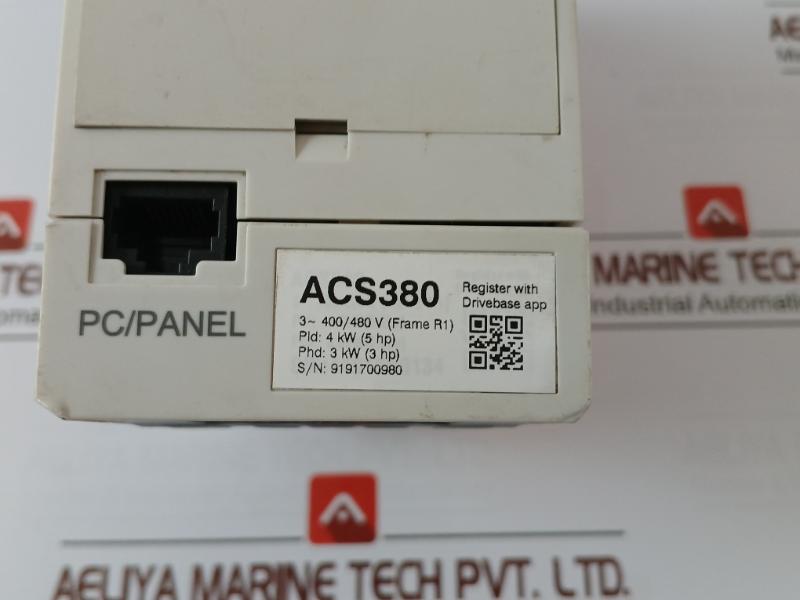 Abb Acs380-040S-09A4-4 Variable Frequency Drive 100 Ka 3-380/480 Vac 50/60Hz