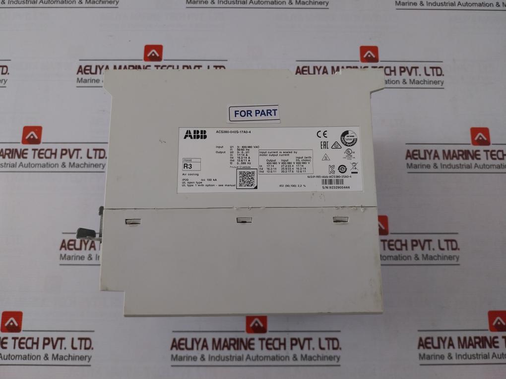 Abb Acs380-040S-17A0-4 Ac Machinery Drive Module 3-400/480Vac
