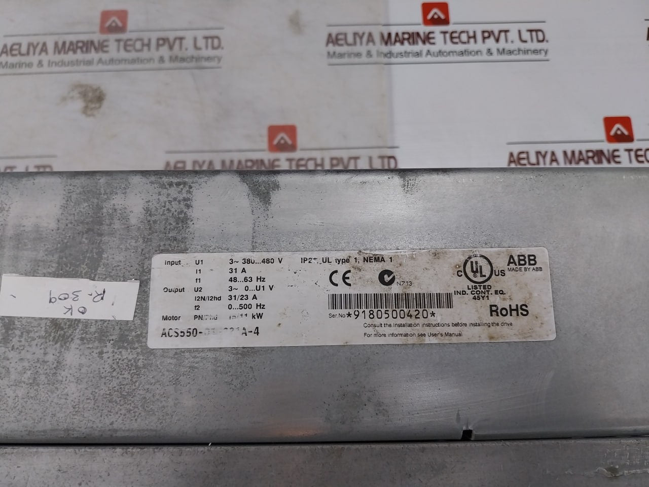 Abb Acs550-01-031A-4 Electrical Transformer 3-380-480V 31/23A