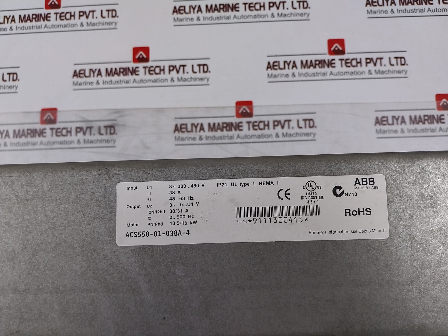 Abb Acs550-01-038A-4 Inverter Drive Ip21