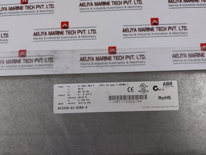 Abb Acs550-01-038A-4 Inverter Drive Ip21