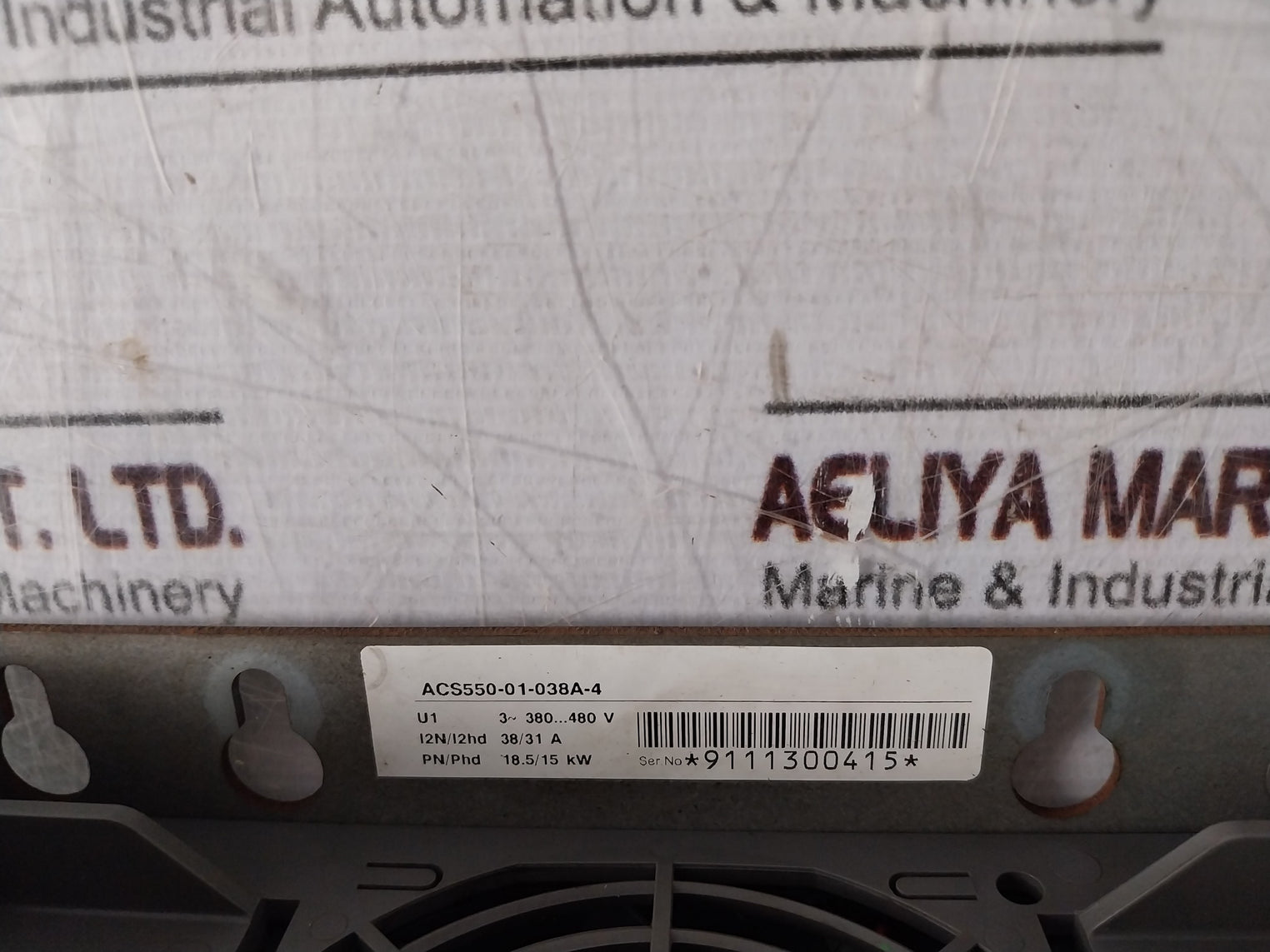 Abb Acs550-01-038A-4 Inverter Drive Ip21