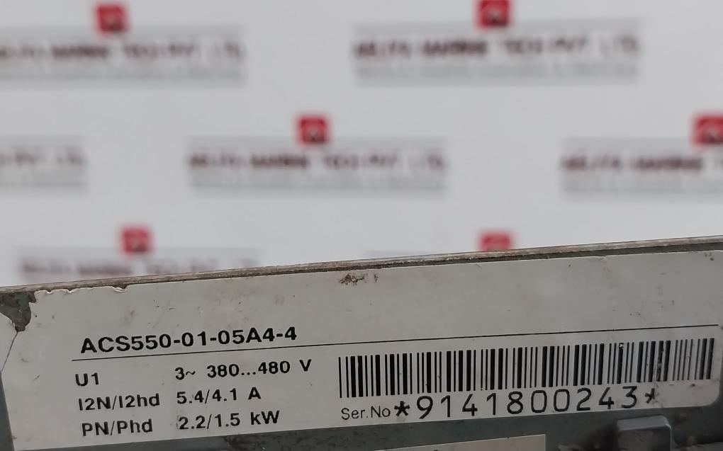 Abb Acs550-01-05A4-4 Frequency Converter 2.2Kw Input 380-480V 5.4A Output 500Hz