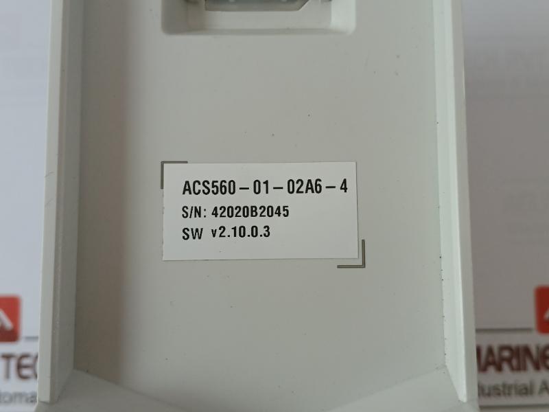 Abb Acs560-01-02A6-4 Ac General Purpose Drive V2.10.0.3 Ip20 100 Ka 50/60 Hz