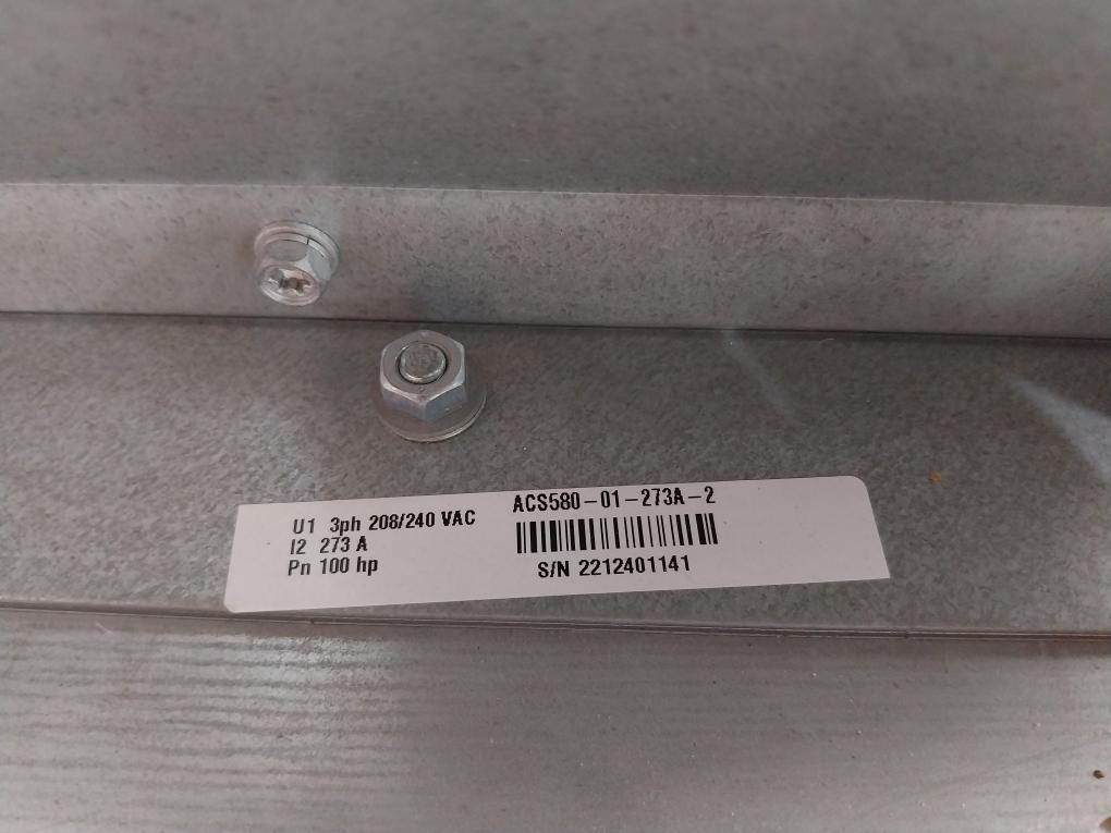 Abb Acs580-01-273A-2 Ac General Purpose Wall-mounted Drive W/ Dc Axial Fan