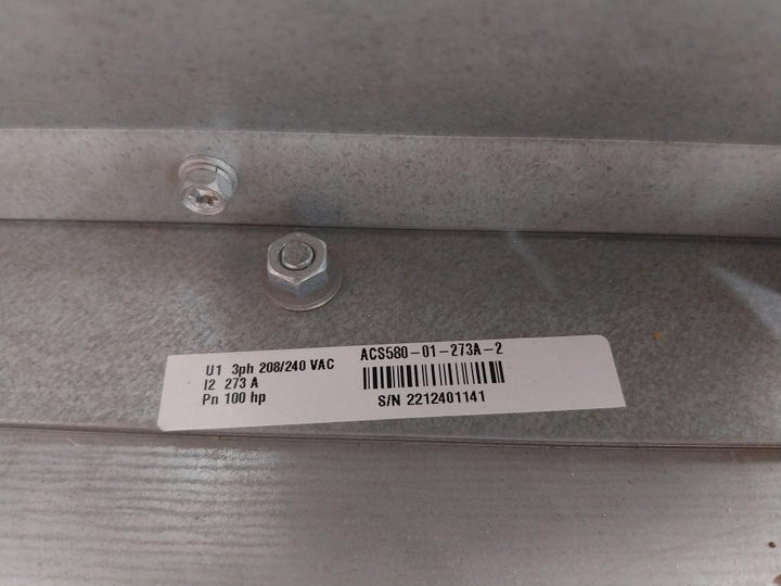 Abb Acs580-01-273A-2 Ac General Purpose Wall-mounted Drive W/ Dc Axial Fan