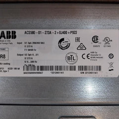 Abb Acs580-01-273A-2 Ac General Purpose Wall-mounted Drive W/ Dc Axial Fan