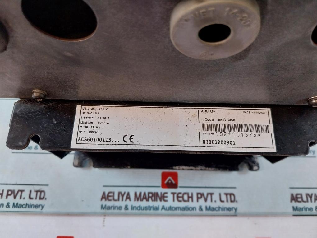 Abb Acs 600 Bau Ac Drive Acs60100113000C1200901