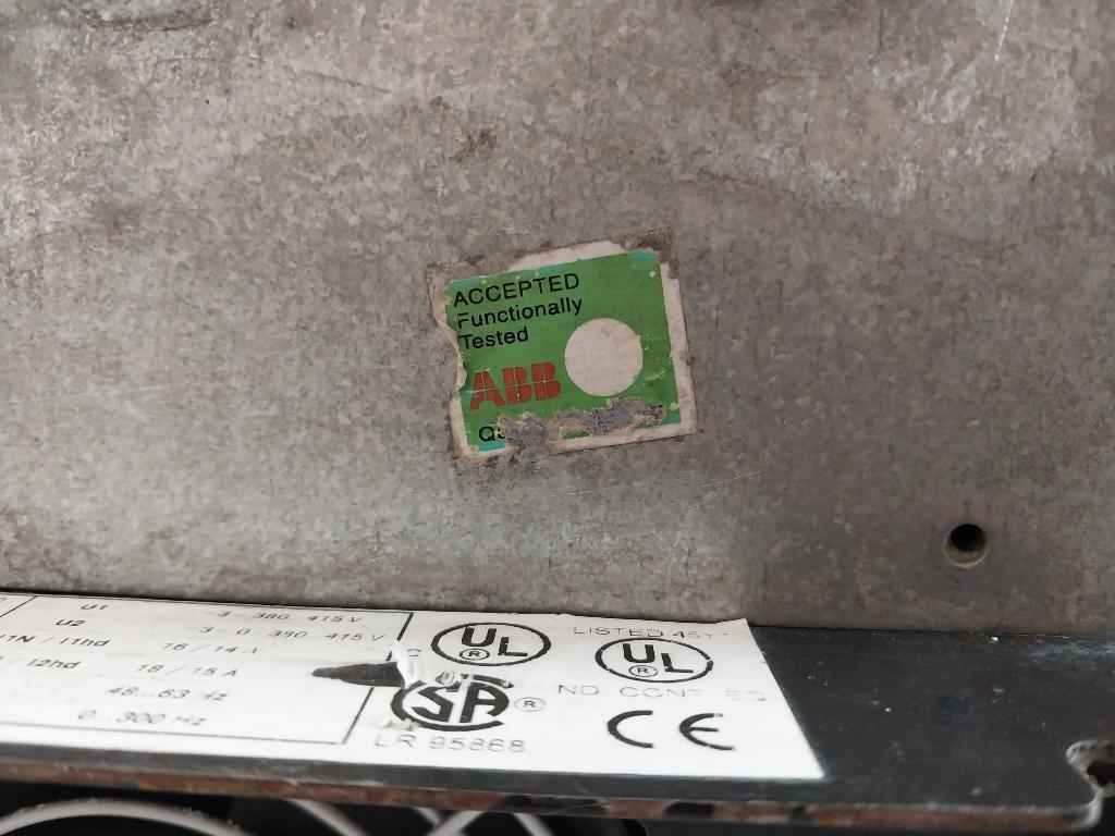 Abb Acs60100113000C1200900 Ac Drive Control Panel Acs 600 Namc-03 380-415V Rev:K