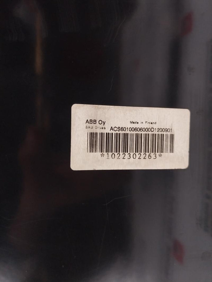 Abb Acs60100606000D1200901 Acs 600 Single Drive With Control Panel Cdp 312