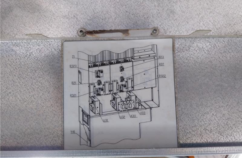 Abb Acs800-104-0400-5+C126 Inverter Drive Module Input 513-707 Vdc 546 Adc