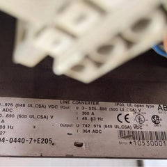 Abb Acs800-104-0440-7+E205 Inverter Drive Module 64650327 Aofc-02, Agdr-66C