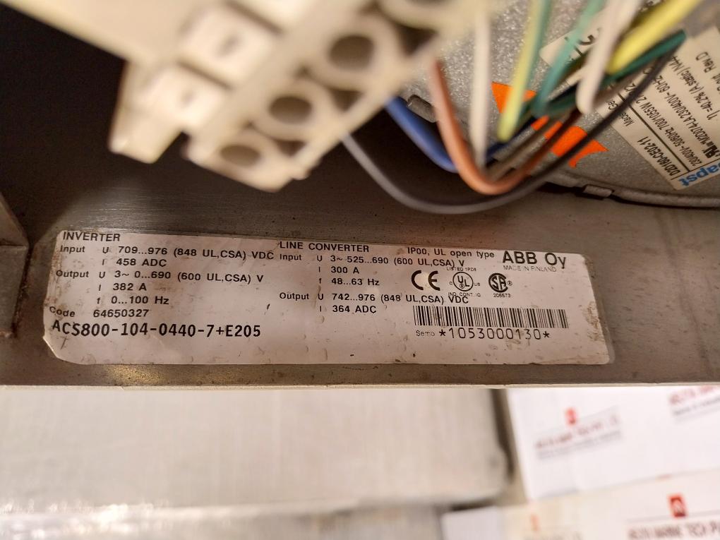 Abb Acs800-104-0440-7+E205 Inverter Drive Module 64650327 Aofc-02, Agdr-76C
