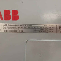 Abb Acs800-104-0440-7+e205+q950+v991 Frequency Drive 709–976 Vdc 458 Adc
