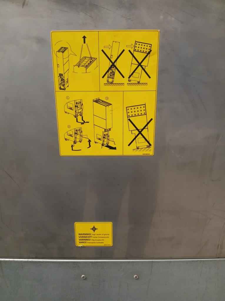 Abb Acs800-104-0580-7+e205+v991 Industrial Inverter Drive 709–976 Vdc 583 Adc