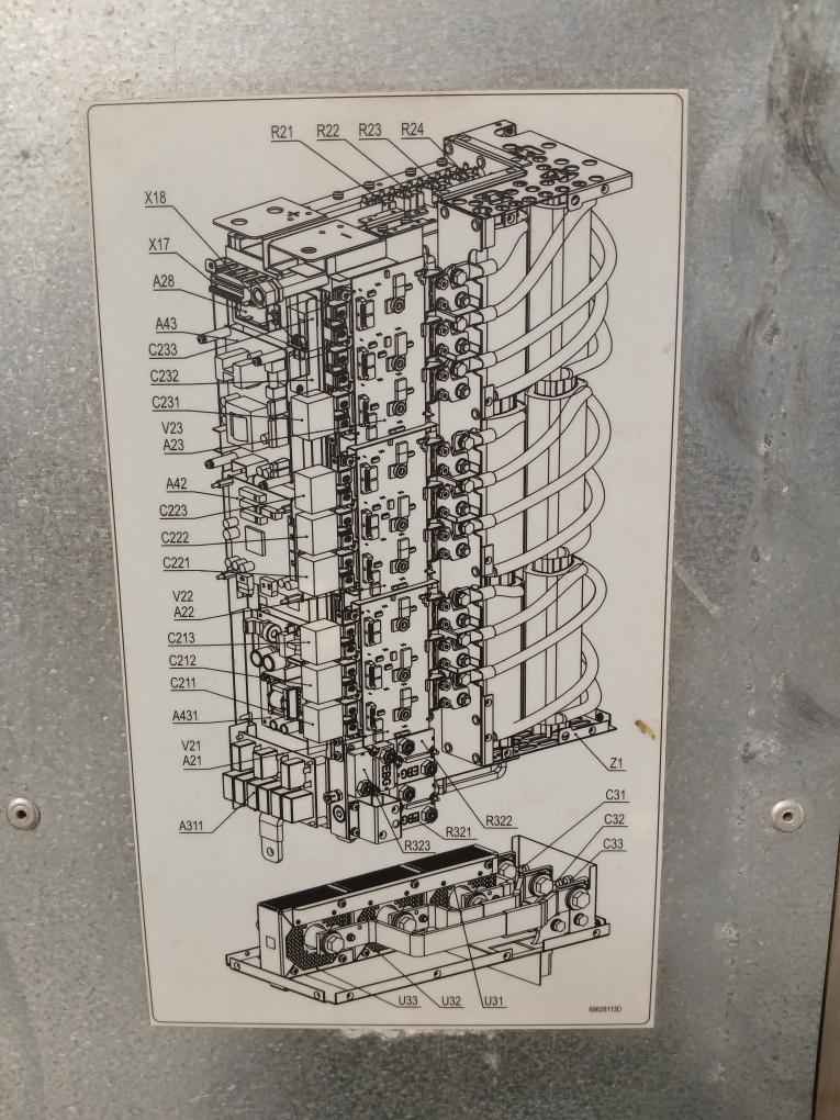 Abb Acs800-104Lc-0700-7+E205+Q950 Frequency Drive 68606039 583 A