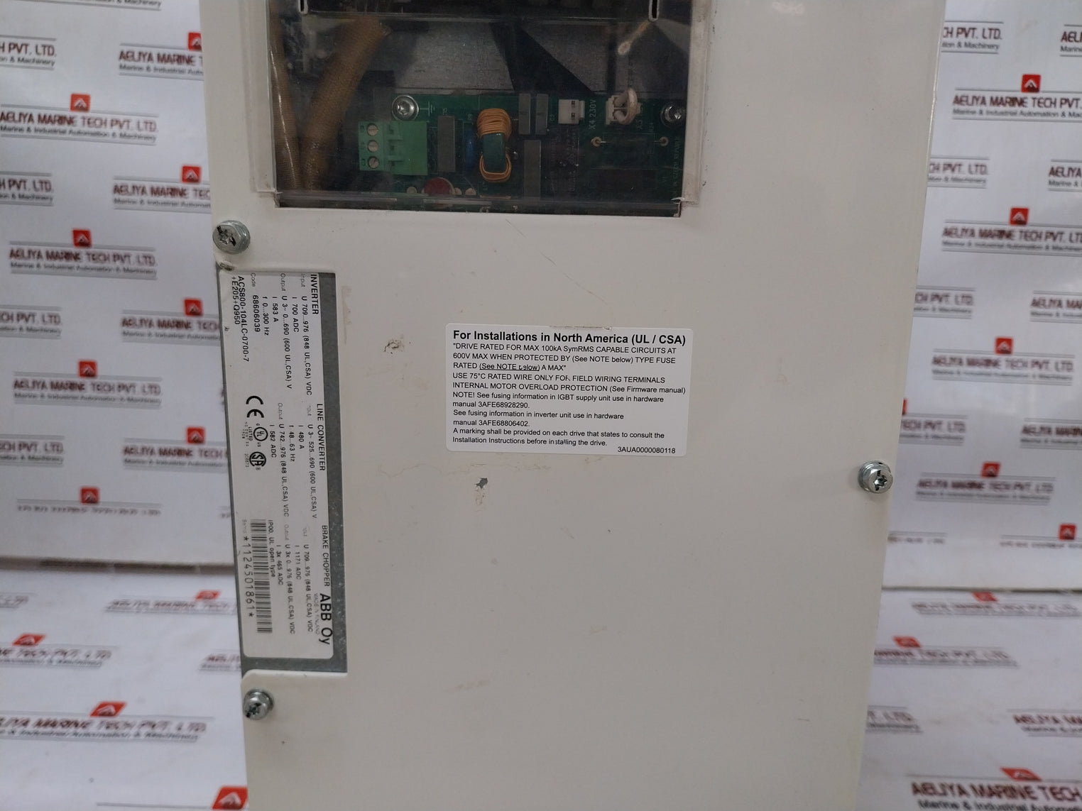 Abb Acs800-104Lc-0700-7+E205+Q950 Inverter Drive