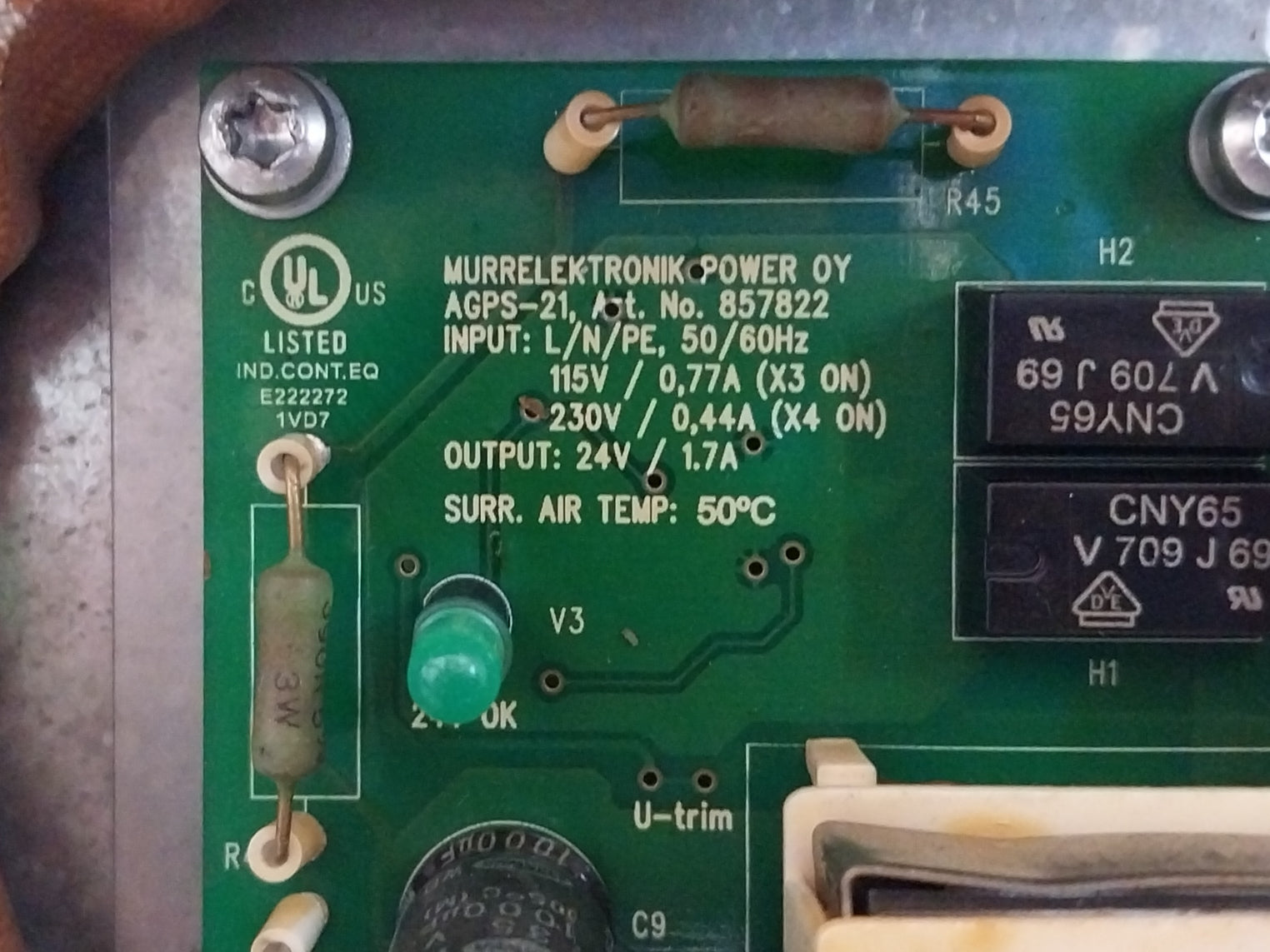 Abb Acs800-104Lc-0700-7+E205+Q950 Inverter Module 709-976 Vdc 68654963A