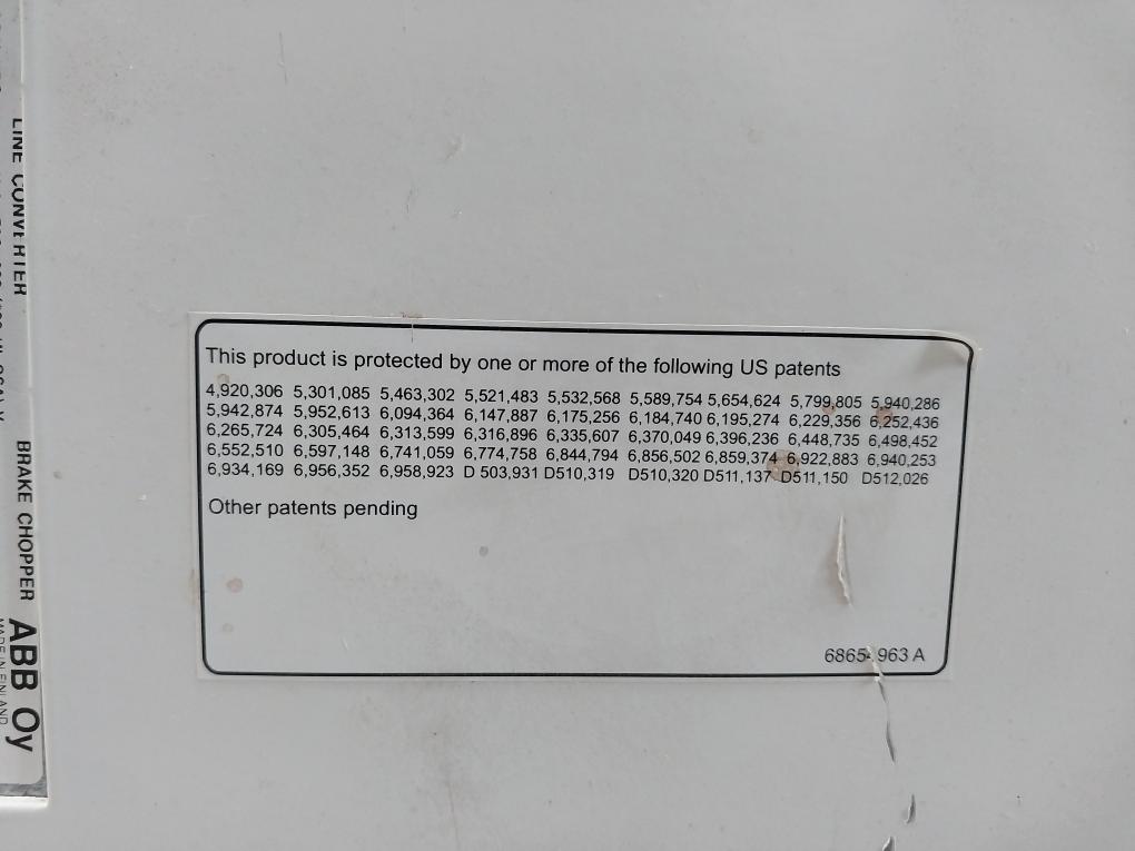 Abb Acs800-104Lc07007+E205+Q950 Line Converter Inverter I/O Module Rev A Agps21C