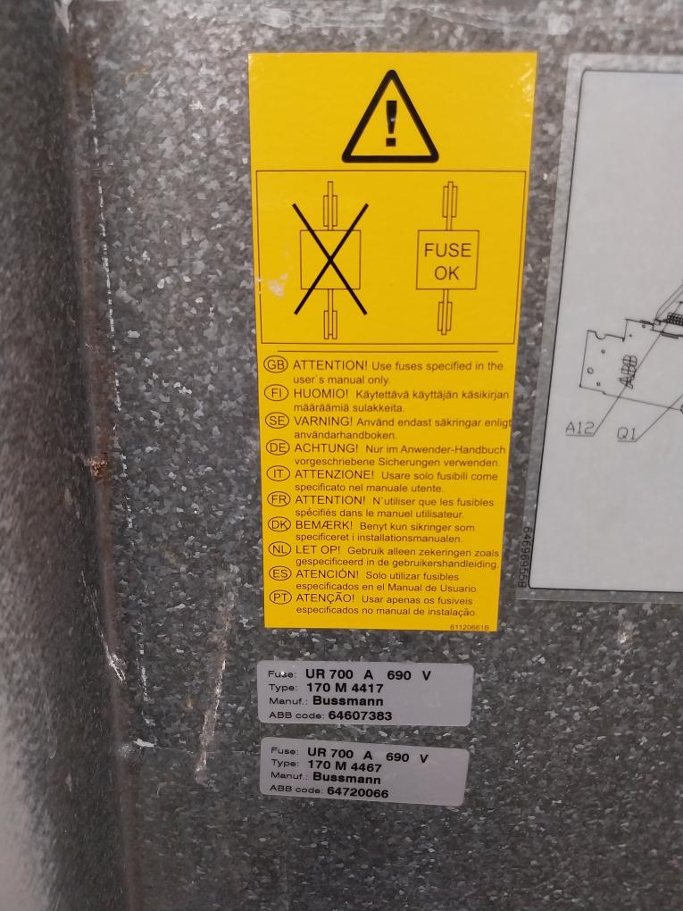 Abb Acs800-704-0910-7+F250 Semipack 3 Inverter Drive Module 64690701 Dsab-01C