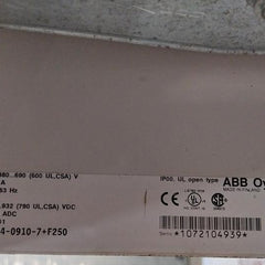 Abb Acs800-704-0910-7+F250 Semipack 3 Inverter Drive Module 64690701 Dsab-01C